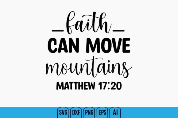 Embroidery Design Review: Faith Can Move Mountains Matthew