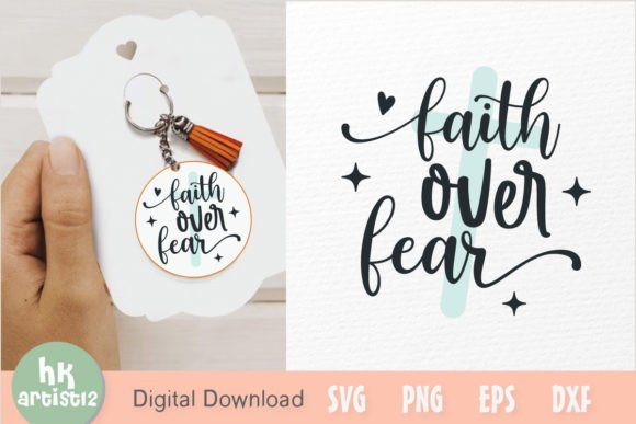 Real-World Review of Faith over Fear Keychain SVG