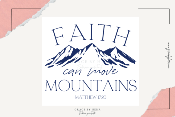 Reviewing the Faith Can Move Mountains Scripture Embroidery Design