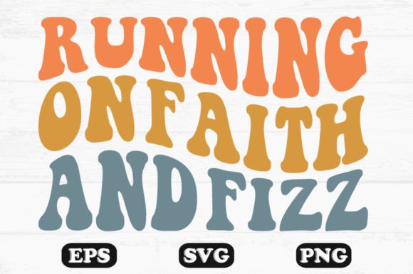 Running on Faith and Fizz Retro Wavy SVG Review for Real Projects