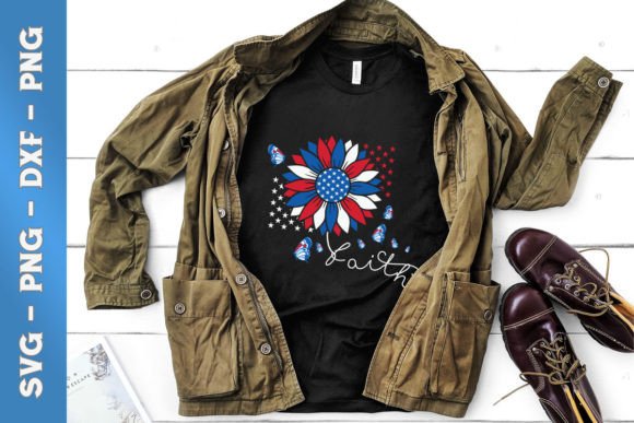 Sunflower 4th of July Faith: A Versatile Embroidery Design for Real Projects